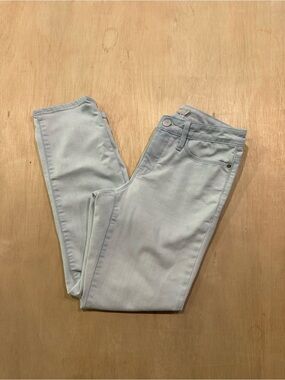 Athleta Sculptek Stretch Skinny Jeans Light Gray Blue Women’s Size 2